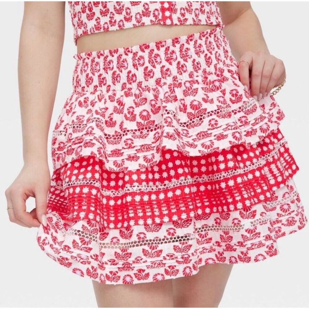NWT Roller Rabbit for Target Tiered Mini Skirt Women's Large